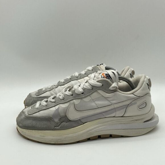 Mens Size 11 Sacai x Nike Vapor Waffle Sail Gum DD1875 100 Running Sneakers - Picture 4 of 10